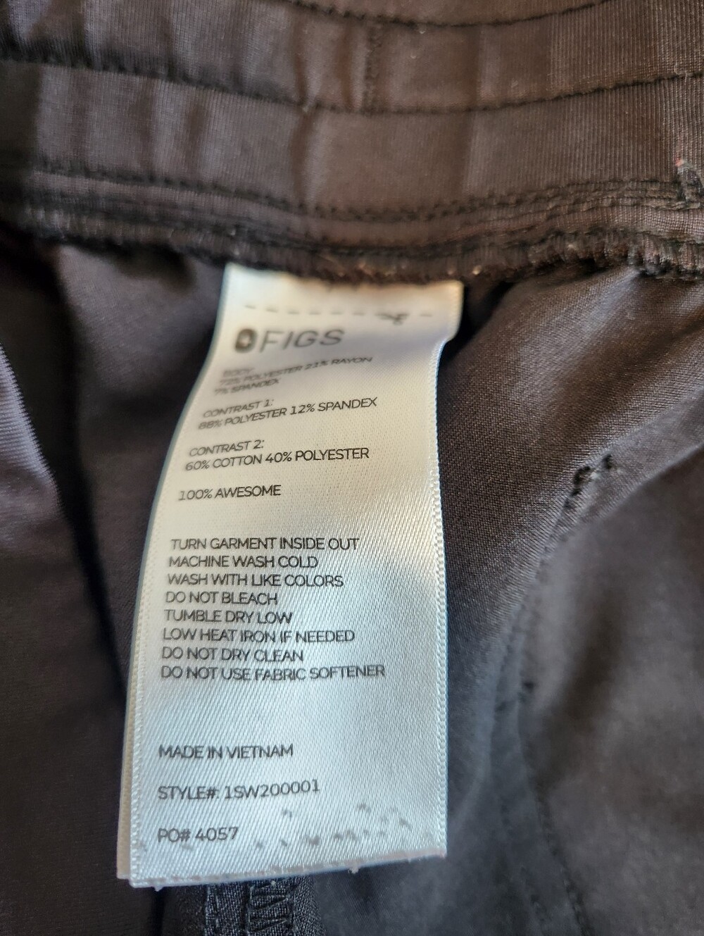 FIGS Women's Zamora Jogger Scrub Pants Size 4XL - Picture 6 of 9